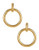 Lauren Ralph Lauren Rope Doorknocker Earrings - Gold