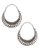 Lucky Brand Silver Tone Hoop Earring - Silver