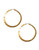 Kenneth Cole New York Gold Pave Hoop Earring - Gold
