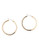 Anne Klein Pierced Clikit Hoop Earring - Silver