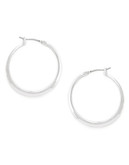 Kenneth Cole New York Small Silver Hoop Earring - Silver