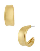 Robert Lee Morris Soho Small Gold Sculptural Hoop Earring - Gold