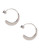 Kenneth Cole New York Small Sculptural Hoop Earring - Silver