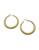Guess Gold-Tone Tubular Hoop Earrings - Gold