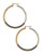 Kensie Small Tri Tone Hoop Earrings - Tri Colour