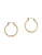 Nine West Pierced Medium Hoop Earring - Gold