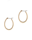Nine West Pierced Oval Hoop Earring - Gold