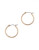 Nine West Pierced Small Clickit Hoop Earring - Gold