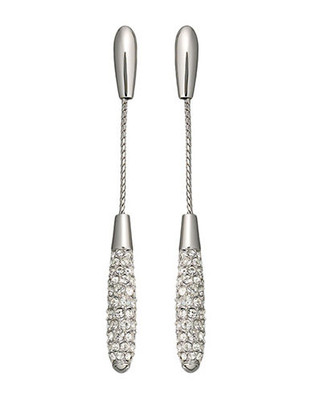 Swarovski Alicia Pierced Earrings - Silver
