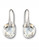 Swarovski Galet Clear Pierced Earrings - Grey
