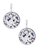 Swarovski Bella Clear Crystal Pierced Earrings - Silver