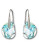 Swarovski Galet Light Azore Blue Pierced Earrings - BLUE