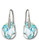 Swarovski Galet Light Azore Blue Pierced Earrings - Blue