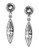 Swarovski Ivory Pierced Earrings - Silver