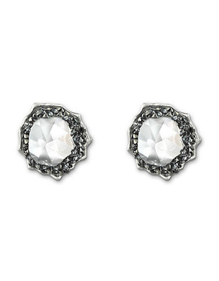 Swarovski Poison Pierced Earrings - Silver