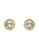 Swarovski Angelic Pierced Earrings Goldplated - Gold
