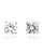 Crislu 1.00 cttw Brilliant Cut Cubic Zirconia Stud Earring - Silver