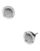 Michael Kors Silver Tone Astor Stud Earring - Silver