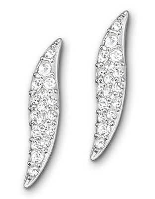 Swarovski Aline Pierced Earrings - Silver