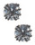 A.B.S. By Allen Schwartz Chain Wrap Stud Earrings - Silver