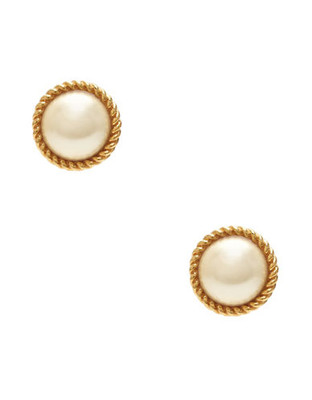 Kate Spade New York Seaport Pearl Studs - GOLD