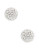 Nadri Tiny Pave Ball Earring - RHODIUM