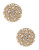 Nadri Pave Ball Stud Earrings - GOLD