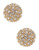 Nadri Pave Ball Stud Earrings - Gold