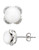Expression Sterling Silver Pearl And Cubic Zirconia Earrings - Pearl