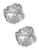 A.B.S. By Allen Schwartz Faux Crystal Stud Earrings - Silver
