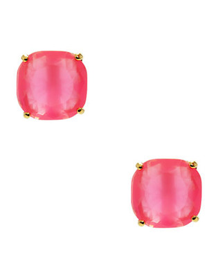 Kate Spade New York KATE SPADE NEW YORK Small Square Stud Earrings - Pink
