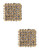 Vince Camuto Pave Square Stud Earrings - Gold