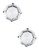 R.J. Graziano Crystal Headlight Earrings - Gunmetal