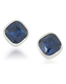 Carolee Dark Star Stud Pierced Earrings - Blue