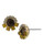 Sam Edelman Set Stone Stud Earrings - Smokey Topaz