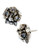 Betsey Johnson Bow And Flower Cluster Round Stud Earring - Silver