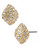 Kenneth Cole New York Pave Item Metal Glass Stud Earring - Crystal