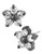 Betsey Johnson Crystal Flower Stud Earring - Crystal