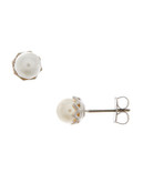 Nadri 6mm Pearl Stud Earrings - Pearl