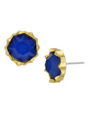 Sam Edelman Small stone stud earring set - Blue