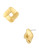 Kenneth Cole New York Gold Square Stud Earring - GOLD