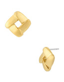 Kenneth Cole New York Gold Square Stud Earring - Gold