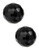 Lauren Ralph Lauren Faceted Stone Stud Earrings - Black