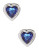 Expression Sterling Silver Heart Studs - SILVER