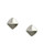 Vince Camuto Silver Pyramid Stud Earrings - Silver
