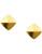 Vince Camuto Gold Pyramid Stud Earrings - Gold