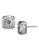 Sam Edelman Round Faceted Stud Earrings - Crystal