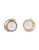 Anne Klein Dome Clip Earring - White