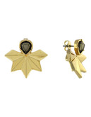 Bcbgeneration Goldtone Leaf Earrings - Gold