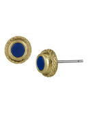 Sam Edelman Stone Inlay Stud Earrings - Blue